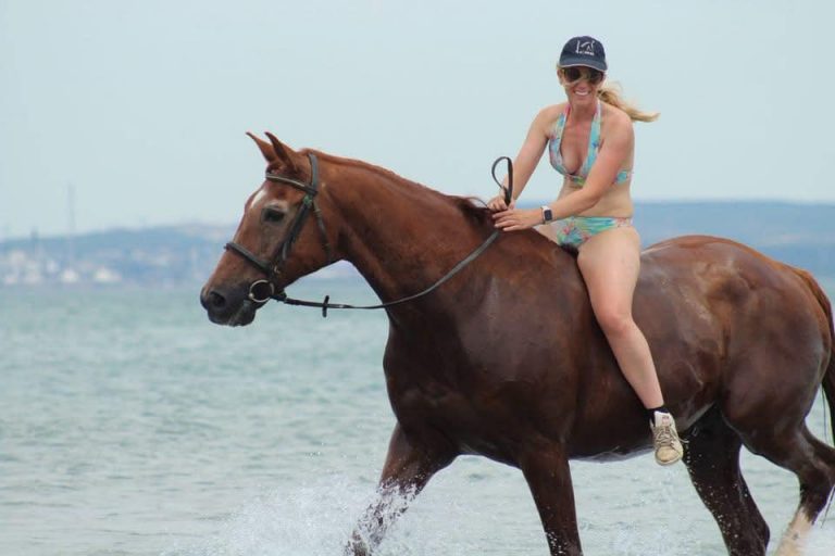 sortie plage pour les écuries de Camaïsse