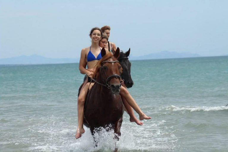 sortie plage pour les écuries de Camaïsse