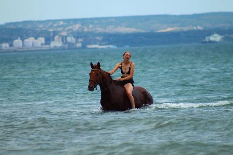 sortie plage pour les écuries de Camaïsse