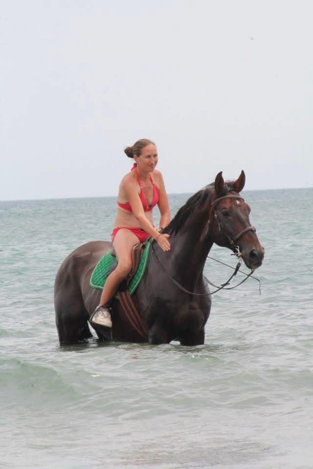 sortie plage pour les écuries de Camaïsse