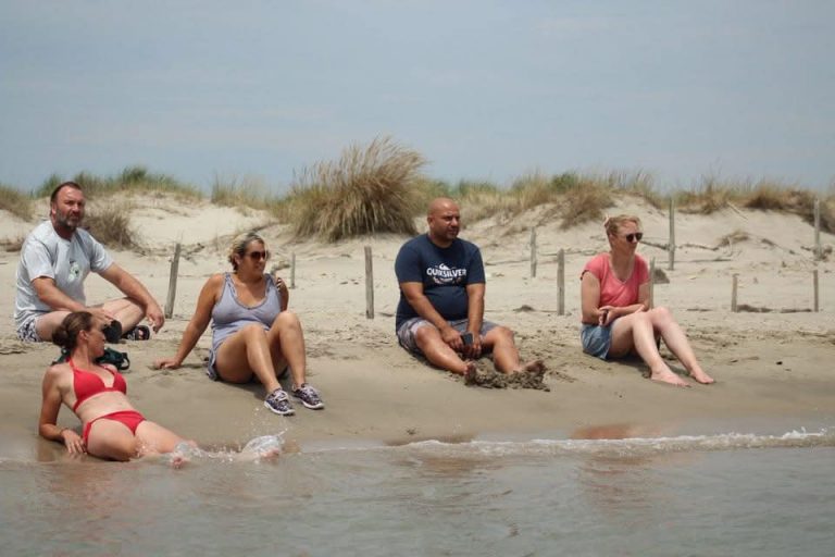 sortie plage pour les écuries de Camaïsse