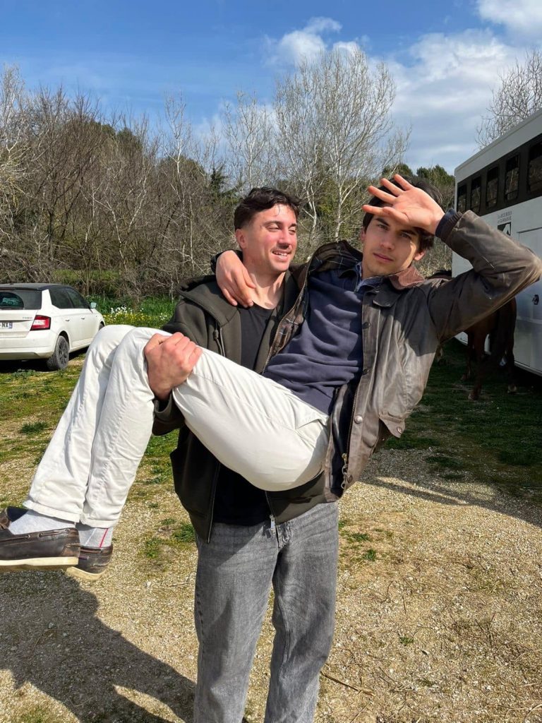 L'équipe de Camaïsse au Domaine Équestre de la Durance